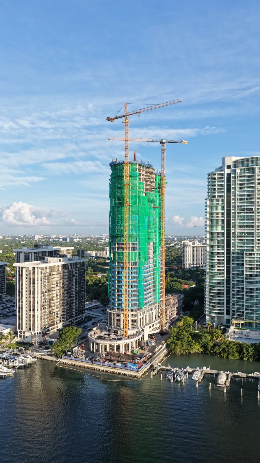 St Regis Brickell from the air