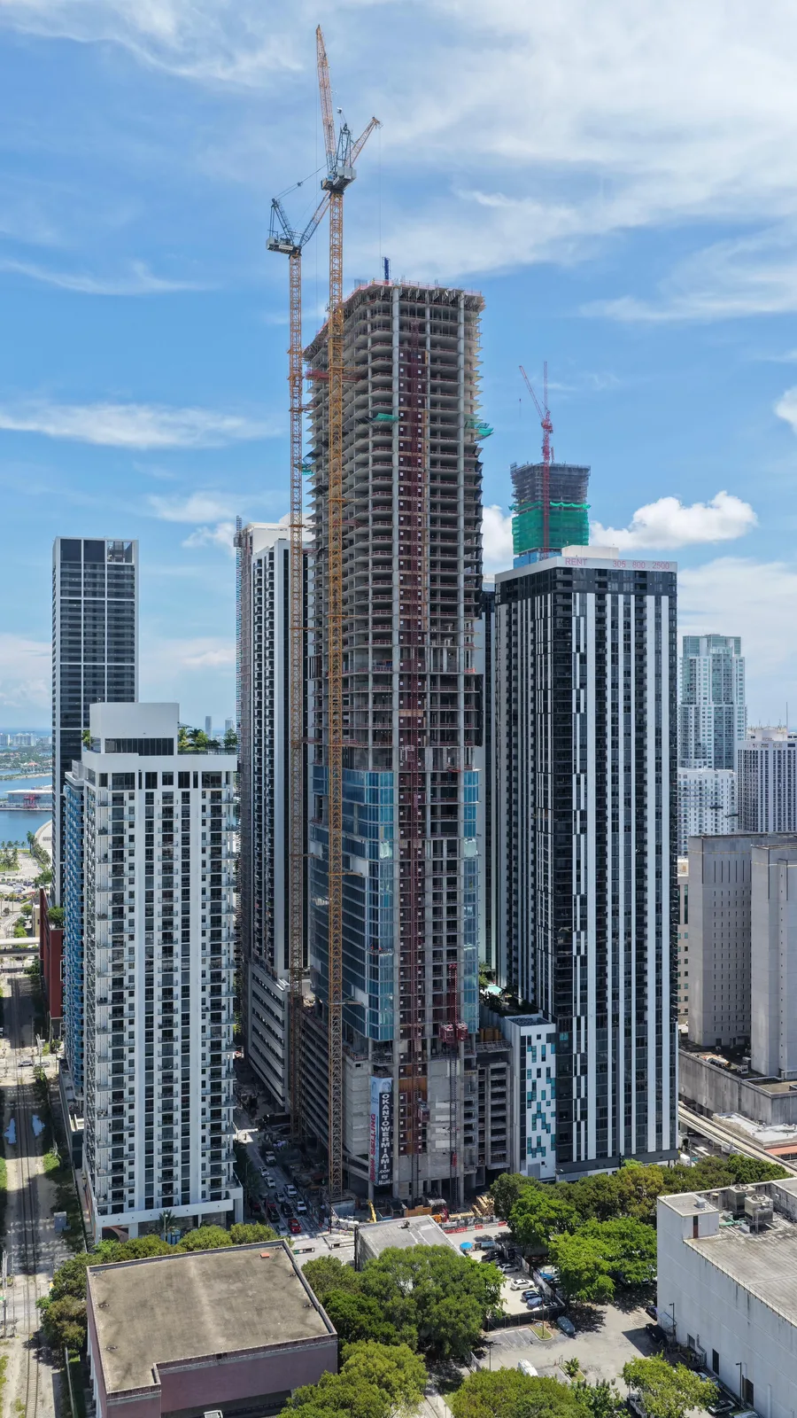 Okan Tower from the air