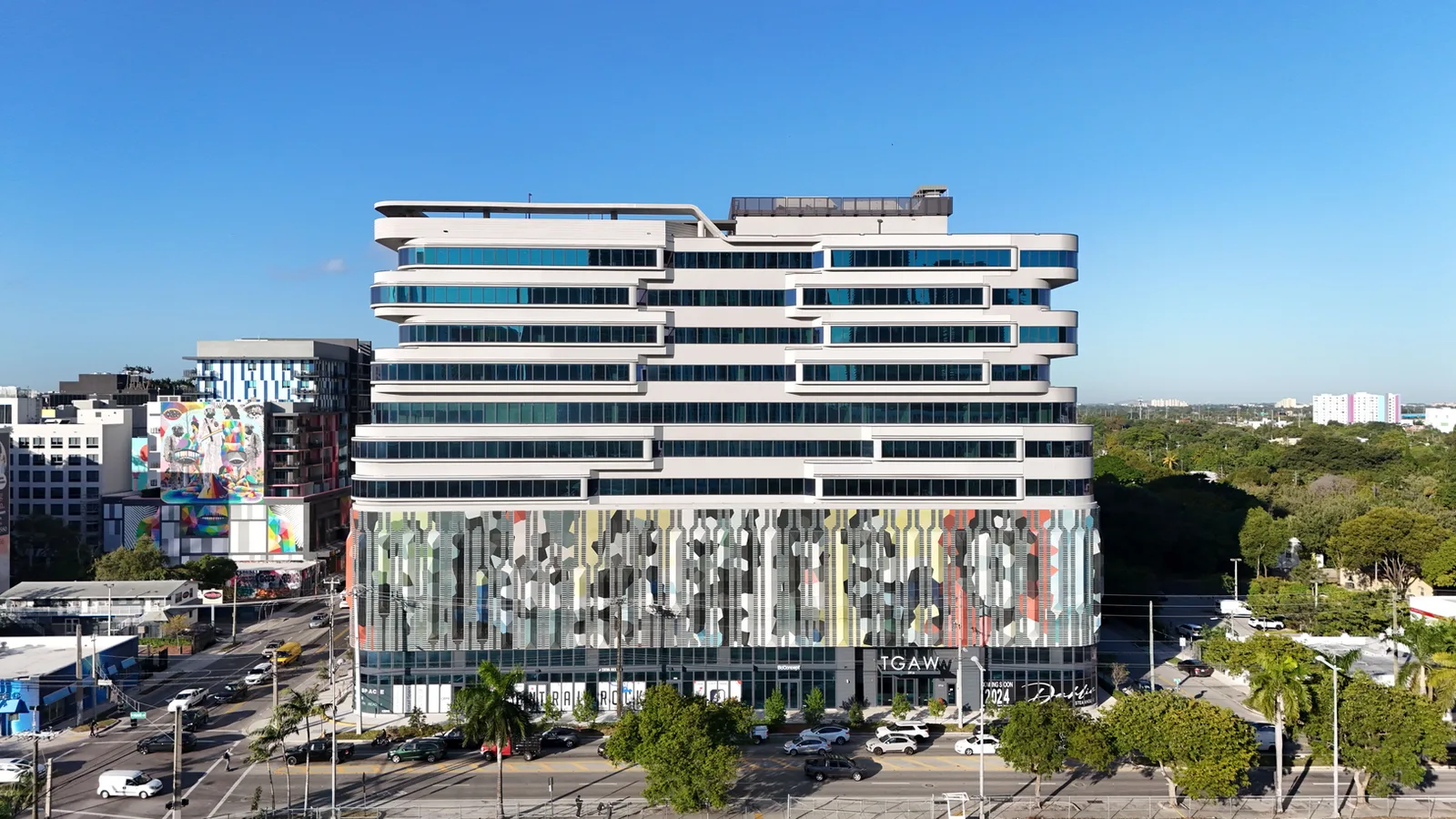 Gateway at Wynwood from the air