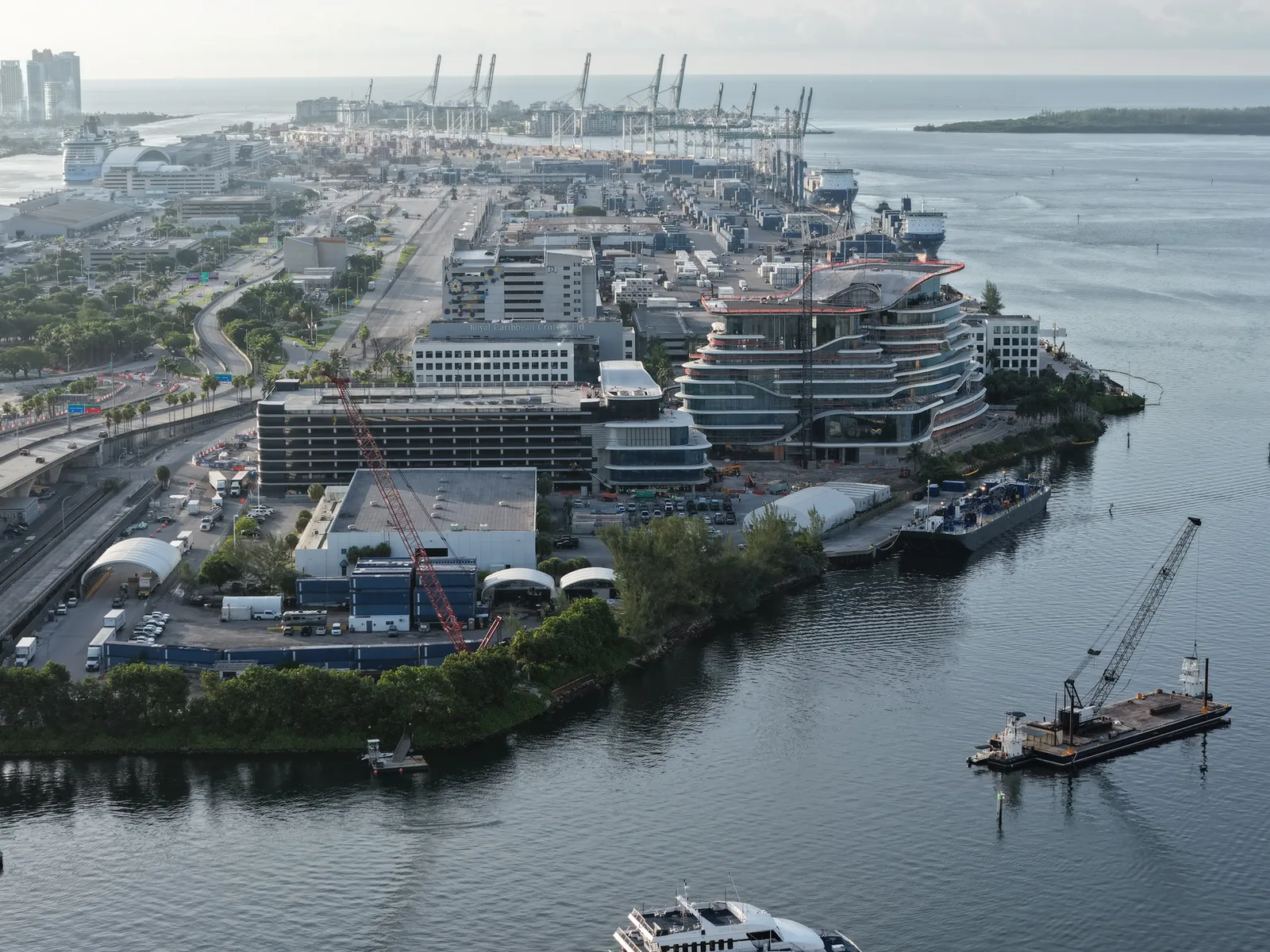 Royal Caribbean Headquarters from the air