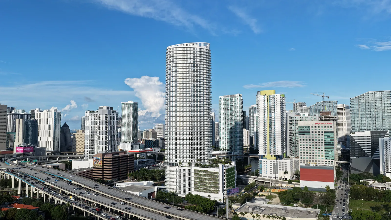 Miami River Phase 1 from the air