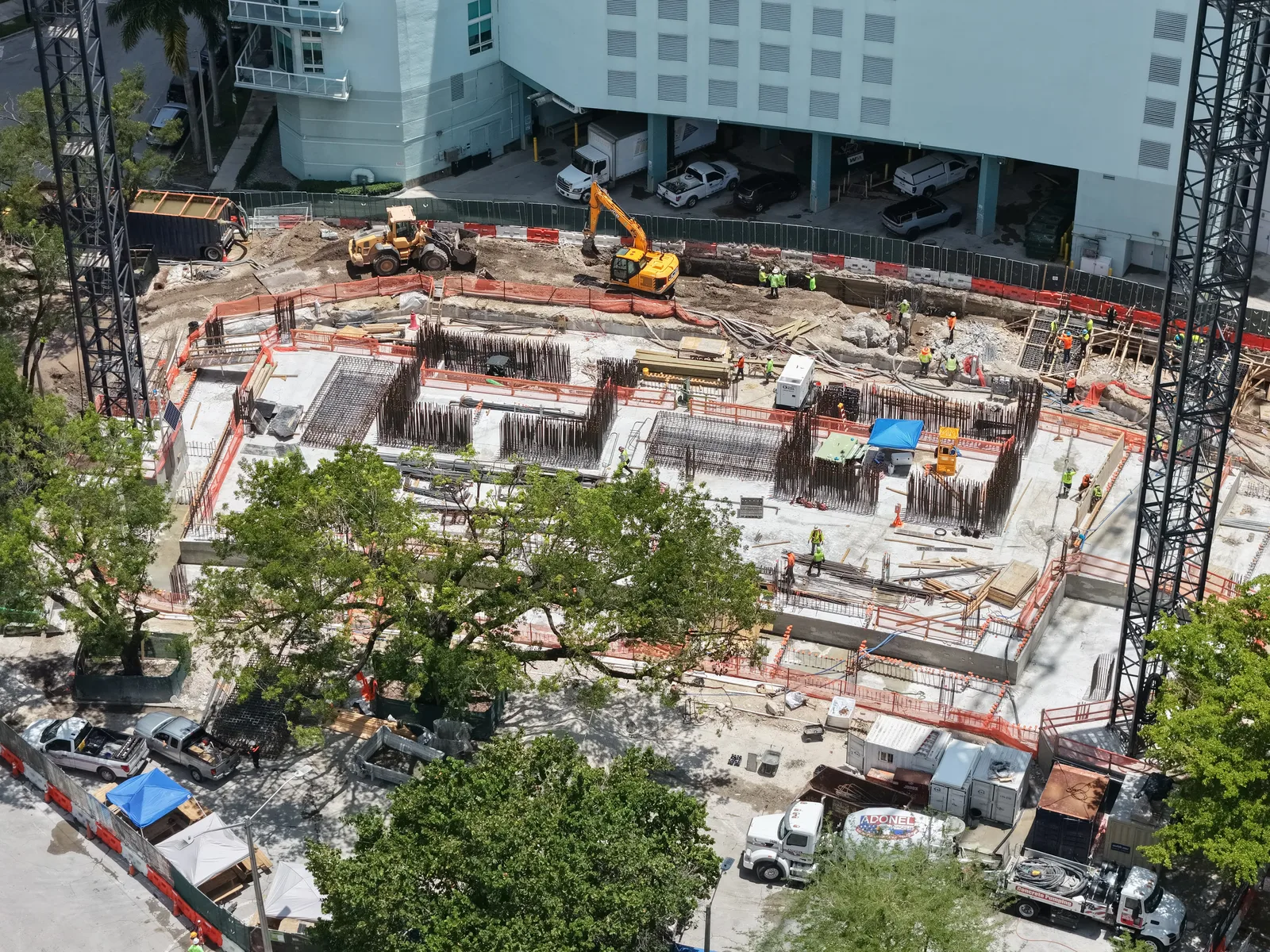Edgehouse Miami from the air